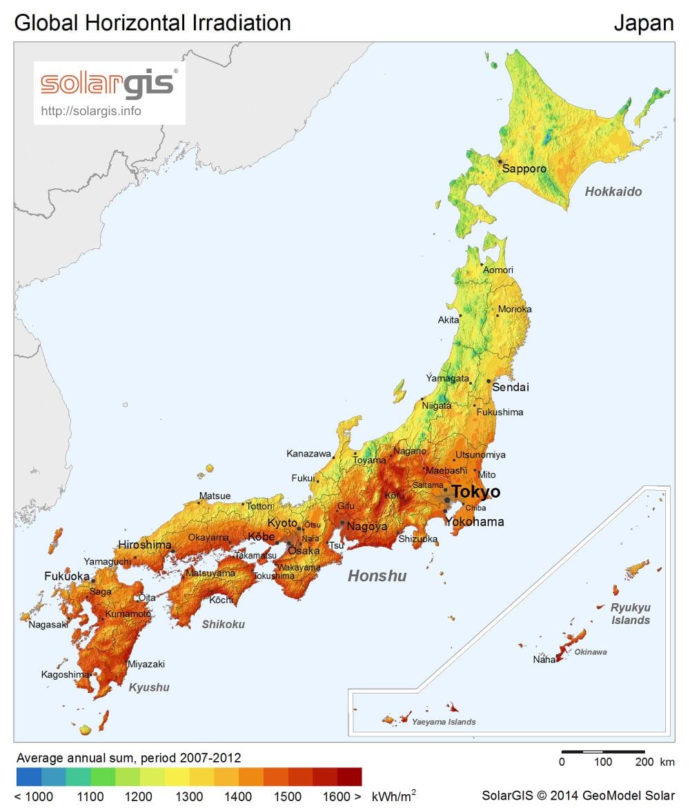 mapa japonsko sunshine