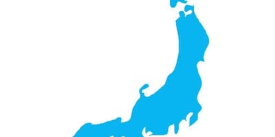 Japonsko vektorové mapy