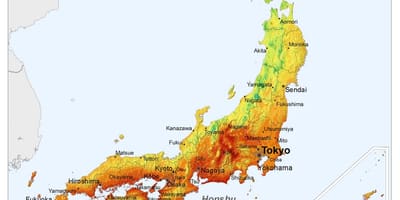 Mapa japonsko sunshine