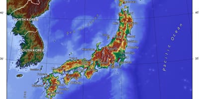 Japonsko mapa v režimu offline
