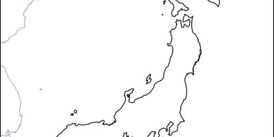 Slepá mapa japonska